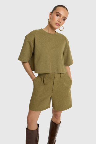 Short Puma army groen - RefinedDepartment