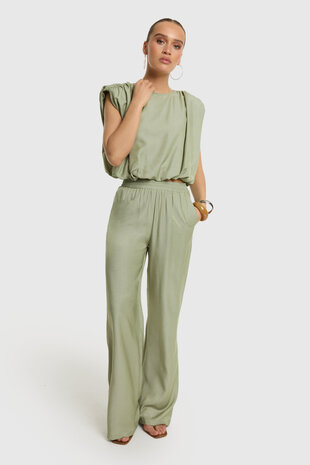 Broek Nova groen - RefinedDepartment