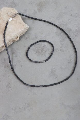 Mannen ketting Vince zilver - GeorgeTheLabel