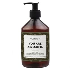Handzeep You are awesome (for men) - The Gift Label Handzeep You are awesome (for men) - The Gift Label