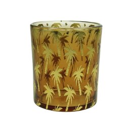 Theelicht palmtree goud Theelicht palmtree goud