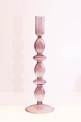 Glazen kandelaar grijs - Ravie Glazen kandelaar grijs - Ravie