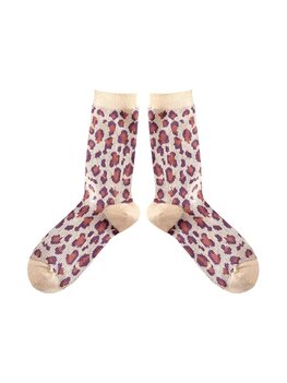 Sokken glitter leopard goud - PinnedByK Sokken glitter leopard goud - PinnedByK