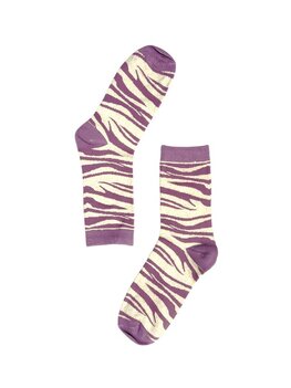 Sokken glitter lila zebra - PinnedByK Sokken glitter lila zebra - PinnedByK