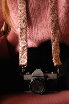 Bagstrap/phonestrap roze - La N'atelier Bagstrap/phonestrap roze - La N'atelier