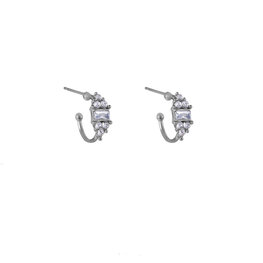 Oorbellen E2300-1 steentjes zilver - Day&Eve
