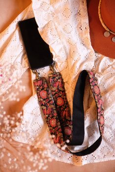 Bagstrap/phonestrap donker goud - La N'atelier Bagstrap/phonestrap donker goud - La N'atelier