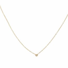 Ketting TN0773-2 heart tiny goud - Day&Eve Ketting TN0773-2 heart tiny goud - Day&Eve