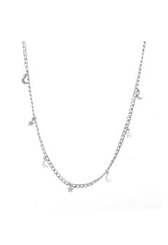 Ketting N1773-1 stars and moon zilver - Day&Eve