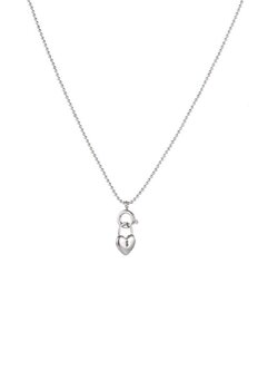 Ketting N1740-1 lock heart zilver - Day&Eve