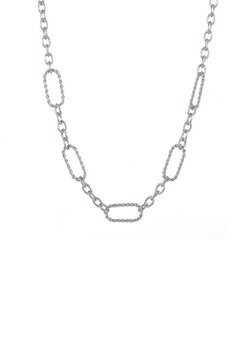 Ketting N1709-1 shiny schakels zilver - Day&Eve Ketting N1709-1 shiny schakels zilver - Day&Eve