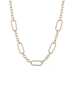 Ketting N1709-2 shiny schakels goud - Day&Eve Ketting N1709-2 shiny schakels goud - Day&Eve