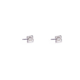 Oorbellen E3347-1 triangle bottom stud zilver - Day&Eve Oorbellen E3347-1 triangle bottom stud zilver - Day&Eve