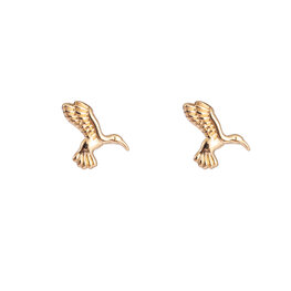 Oorbellen E3344-2 bird stud goud - Day&Eve Oorbellen E3344-2 bird stud goud - Day&Eve