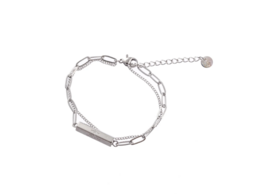 Armband B2840-1 lucky zilver - Day&Eve Armband B2840-1 lucky zilver - Day&Eve