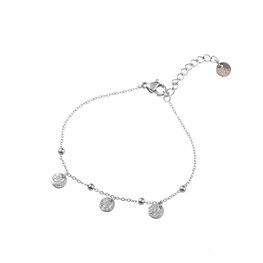 Armband B3201-1 coins zilver - Day&Eve