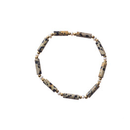 Armband B3256-1 long beads jasper - Day&Eve Armband B3256-1 long beads jasper - Day&Eve