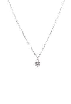 Ketting N2810-1 flower zilver - Day&Eve Ketting N2810-1 flower zilver - Day&Eve