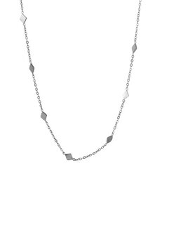 Ketting N0481-1 small diamond shapes zilver - Day&Eve Ketting N0481-1 small diamond shapes zilver - Day&Eve
