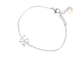 Armband B2843-1 LOVE zilver - Day&Eve Armband B2843-1 LOVE zilver - Day&Eve