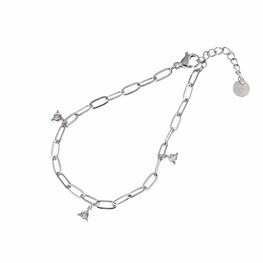 Enkelbandje A1353-1 sparkles zilver - Day&Eve Enkelbandje A1353-1 sparkles zilver - Day&Eve