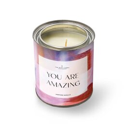 Geurkaars You Are Amazing blik groot  - The Gift Label Geurkaars You Are Amazing blik groot  - The Gift Label