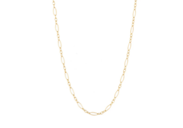 Ketting TN2708-2 shiny schakels tiny  goud - Day&Eve Ketting TN2708-2 shiny schakels tiny  goud - Day&Eve