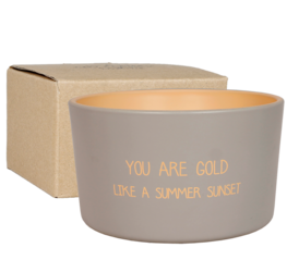 Buitenkaars Gold like a summer sunset - MyFlame Buitenkaars Gold like a summer sunset - MyFlame