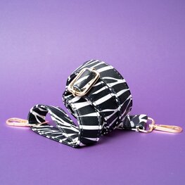Bagstrap zebra stripe - Pinned by K Bagstrap zebra stripe - Pinned by K