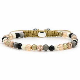 Armband Spiral Julian rosegold crystal XXS - Karma Armband Spiral Julian rosegold crystal XXS - Karma