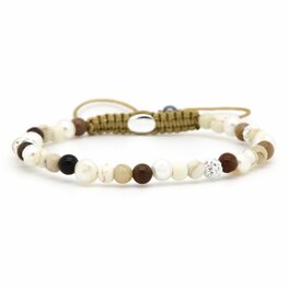 Armband Spiral Freedom white crystal XXS - Karma Armband Spiral Freedom white crystal XXS - Karma