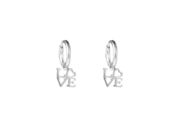 Oorbellen E2843-1 Love zilver - Day&Eve Oorbellen E2843-1 Love zilver - Day&Eve