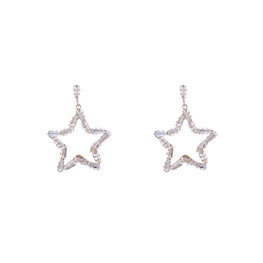 Oorbellen E3539-2 Sparkle stars - Day&Eve Oorbellen E3539-2 Sparkle stars - Day&Eve