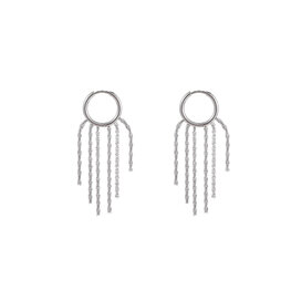 Oorbellen E3748-1 fringe ring zilver - ​​​​​​​Day&Eve Oorbellen E3748-1 fringe ring zilver - ​​​​​​​Day&Eve