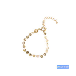 Armband TB3950-2 tiny bracelet small rounds goud - ​​​​​​​Day&Eve Armband TB3950-2 tiny bracelet small rounds goud - ​​​​​​​Day&Eve