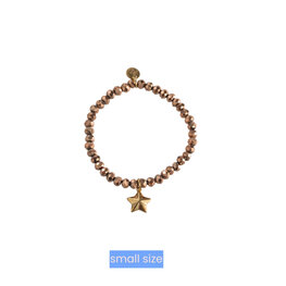 Armband TB2950-43 tiny donker coffee - ​​​​​Day&Eve Armband TB2950-43 tiny donker coffee - ​​​​​Day&Eve