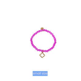 Armband TB2950-41 tiny donker barbie pink - ​​​​​​​Day&Eve Armband TB2950-41 tiny donker barbie pink - ​​​​​​​Day&Eve