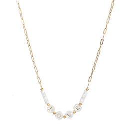 Ketting N3860-2 LOVE necklace  goud - Day&Eve Ketting N3860-2 LOVE necklace  goud - Day&Eve