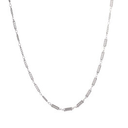 Ketting N3708-1 fishbone pattern necklace  zilver - Day&Eve Ketting N3708-1 fishbone pattern necklace  zilver - Day&Eve