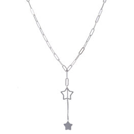Ketting N3814-1 Y star necklace  zilver - Day&Eve Ketting N3814-1 Y star necklace  zilver - Day&Eve