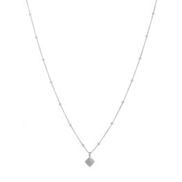 Ketting N3818-1 small fan necklace zilver - Day&Eve Ketting N3818-1 small fan necklace zilver - Day&Eve