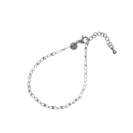 Armband B3954-1 T link zilver - Day&Eve Armband B3954-1 T link zilver - Day&Eve
