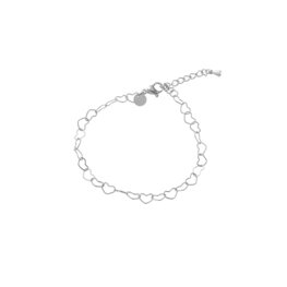 Armband B3892-1 heart chain zilver - Day&Eve Armband B3892-1 heart chain zilver - Day&Eve