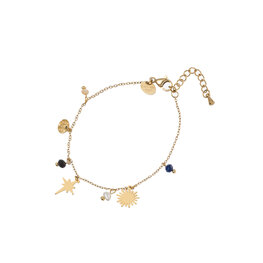 Armband B3719-2 sunny charms goud - Day&Eve Armband B3719-2 sunny charms goud - Day&Eve