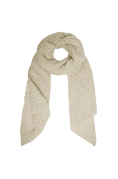 Zachte wintersjaal wit