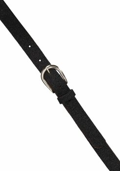 Riem leer glitter zwart - Elvy Fashion Riem leer glitter zwart - Elvy Fashion