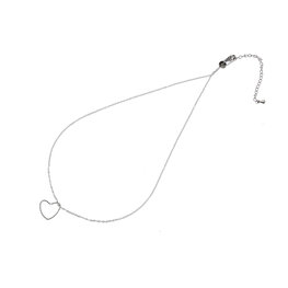 Ketting N4378-1 fine open heart necklace zilver - ​​​​​​​Day&Eve Ketting N4378-1 fine open heart necklace zilver - ​​​​​​​Day&Eve