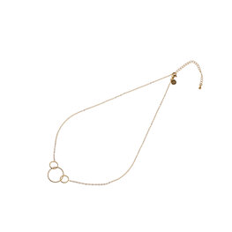 Ketting N4220-2 tripple O necklace goud - ​​​​​​​Day&Eve Ketting N4220-2 tripple O necklace goud - ​​​​​​​Day&Eve