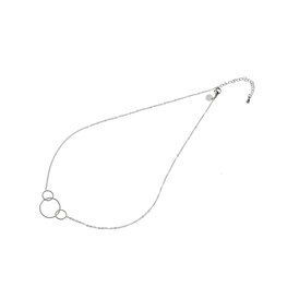 Ketting N4220-1 tripple O necklace zilver - ​​​​​​​Day&Eve Ketting N4220-1 tripple O necklace zilver - ​​​​​​​Day&Eve