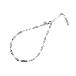 Enkelbandje A3708-1 fishbone pattern zilver - Day&Eve Enkelbandje A3708-1 fishbone pattern zilver - Day&Eve